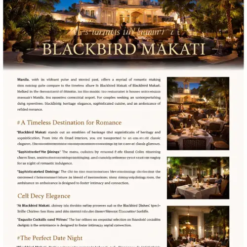 Romantic Restaurants in Manila